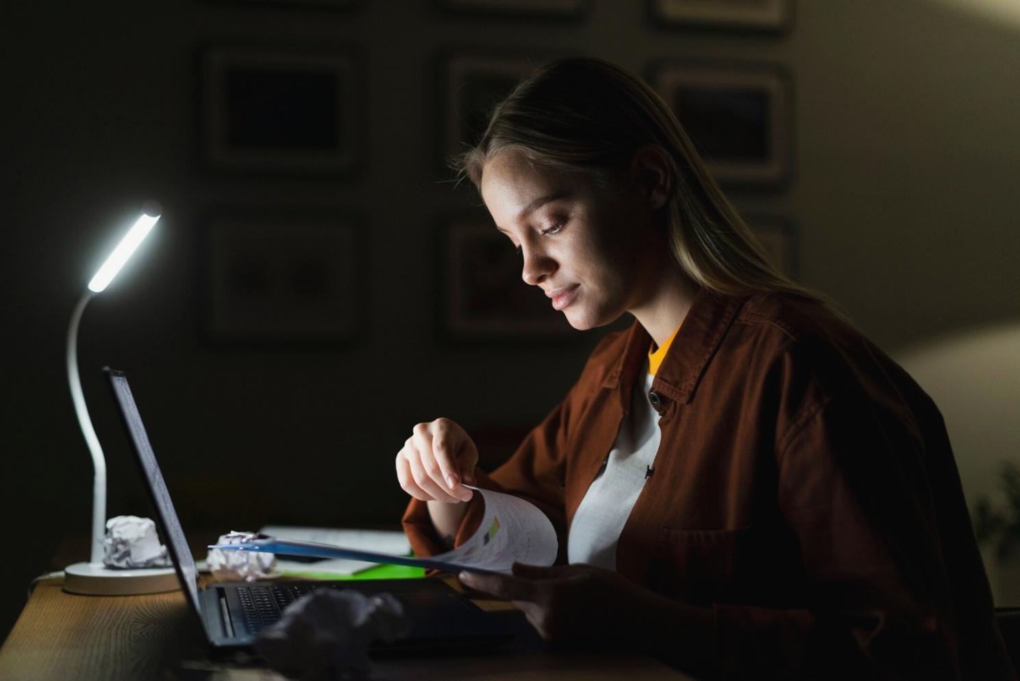 International students studying financial concepts in modern Seoul classroom environment